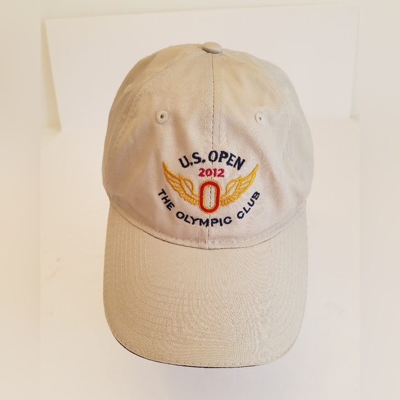 U.S. Open 2012 The Olympic Club USGA Hat Khaki Adjustable - Picture 2 of 7